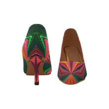 Load image into Gallery viewer, pattern 320 Women's Pointed Toe Low Heel Pumps (Model 053)