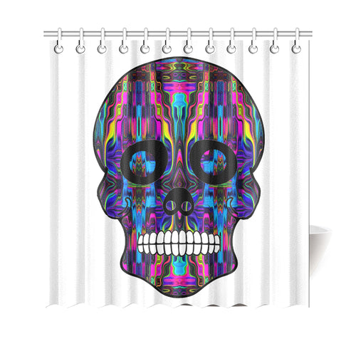 skull 3 Shower Curtain 69