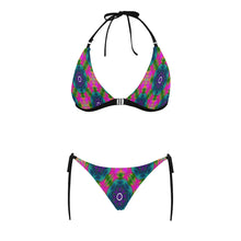 Load image into Gallery viewer, pattern 308 Buckle Front Halter Bikini Swimsuit (Model S08)