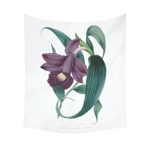 Sobralia macantha splenda Cotton Linen Wall Tapestry 51"x 60"