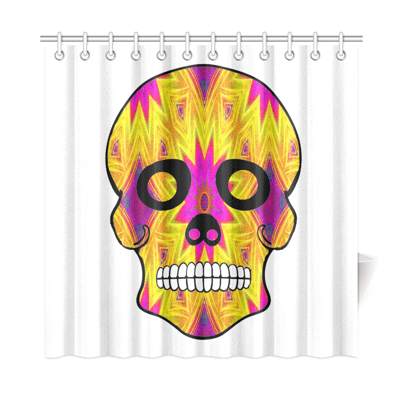 skull 7 Shower Curtain 72