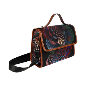 fractal spiral 2 Waterproof Canvas Bag/All Over Print (Model 1641)