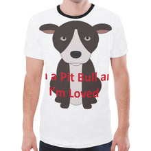 Load image into Gallery viewer, I&#39;m a Pit Bull New All Over Print T-shirt for Men (Model T45)