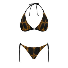 Load image into Gallery viewer, 504 Buckle Front Halter Bikini Swimsuit (Model S08)
