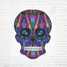 Load image into Gallery viewer, skull 3 Cotton Linen Wall Tapestry 51&quot;x 60&quot;