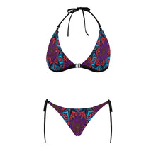 Load image into Gallery viewer, pattern 315 Buckle Front Halter Bikini Swimsuit (Model S08)