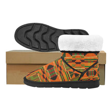 Load image into Gallery viewer, Kente 3 Custom High Top Unisex Snow Boots (Model 047)