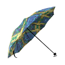 Load image into Gallery viewer, stained glass pattern 6 aa Foldable Umbrella