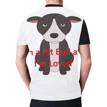 Load image into Gallery viewer, I&#39;m a Pit Bull New All Over Print T-shirt for Men (Model T45)