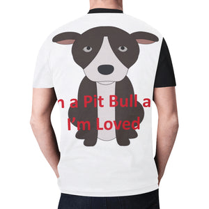 I'm a Pit Bull New All Over Print T-shirt for Men (Model T45)