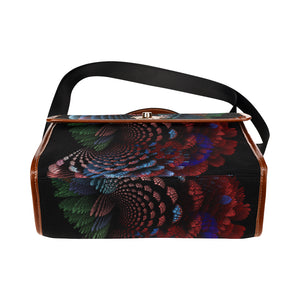 fractal spiral 2 Waterproof Canvas Bag/All Over Print (Model 1641)