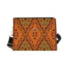 Load image into Gallery viewer, Kente 9 Waterproof Canvas Bag/All Over Print (Model 1641)