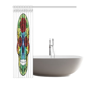 skull 13 Shower Curtain 72"x72"