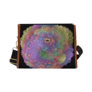 fractal spiral 1 Waterproof Canvas Bag/All Over Print (Model 1641)