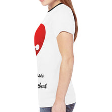 Load image into Gallery viewer, Love Increases New All Over Print T-shirt for Women (Model T45)