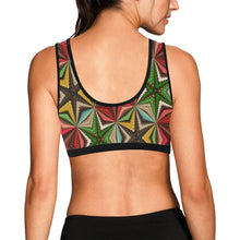 Load image into Gallery viewer, stained glass pattern 8 aa Women&#39;s All Over Print Sports Bra (Model T52)