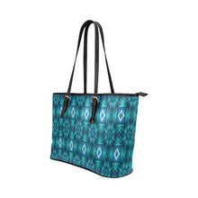 Load image into Gallery viewer, pattern 300 Leather Tote Bag/Small (Model 1651)