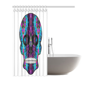 skull 6 Shower Curtain 72"x72"