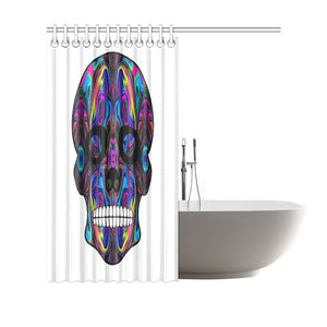 skull 4 Shower Curtain 69"x70"