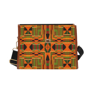 Kente 3 Waterproof Canvas Bag/All Over Print (Model 1641)