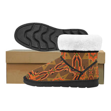 Load image into Gallery viewer, Kente 10 Custom High Top Unisex Snow Boots (Model 047)