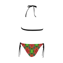 Load image into Gallery viewer, pattern 313 Buckle Front Halter Bikini Swimsuit (Model S08)