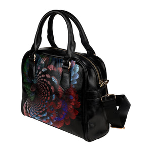 fractal spiral 2 Shoulder Handbag (Model 1634)