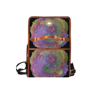 fractal spiral 1 Waterproof Canvas Bag/All Over Print (Model 1641)