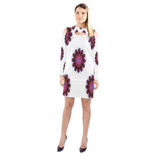 Load image into Gallery viewer, pattern 303 Cold Shoulder Long Sleeve Dress (Model D37)