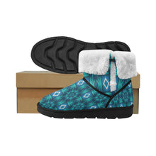 Load image into Gallery viewer, pattern 300 Unisex Single Button Snow Boots (Model 051)