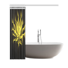 Load image into Gallery viewer, floral fract 2 yellow Shower Curtain 72"x72"