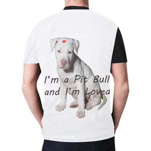 I'm a Pit Bull 2 New All Over Print T-shirt for Men (Model T45)