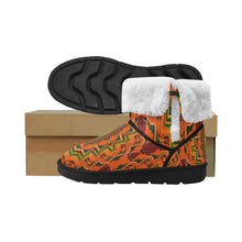 Load image into Gallery viewer, Kente 4 Unisex Single Button Snow Boots (Model 051)