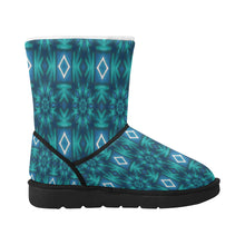 Load image into Gallery viewer, pattern 300 Unisex Single Button Snow Boots (Model 051)