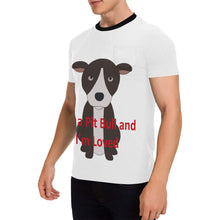 Load image into Gallery viewer, I&#39;m a Pit Bull Men&#39;s All Over Print T-Shirt with Chest Pocket (Model T56)