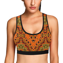Load image into Gallery viewer, Kente 9 Women&#39;s All Over Print Sports Bra (Model T52)