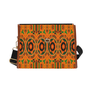 Kente 1 Waterproof Canvas Bag/All Over Print (Model 1641)