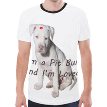 Load image into Gallery viewer, I&#39;m a Pit Bull 2 New All Over Print T-shirt for Men/Large Size (Model T45)