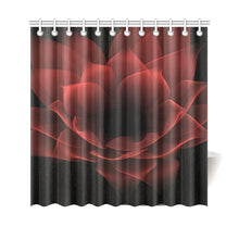 Load image into Gallery viewer, floral fract 3 red Shower Curtain 69"x70"