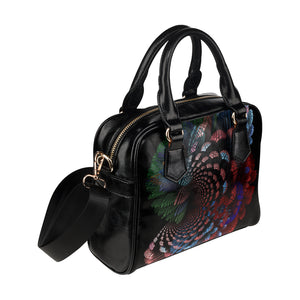 fractal spiral 2 Shoulder Handbag (Model 1634)