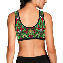 Load image into Gallery viewer, stained glass pattern 10 aa Women&#39;s All Over Print Sports Bra (Model T52)
