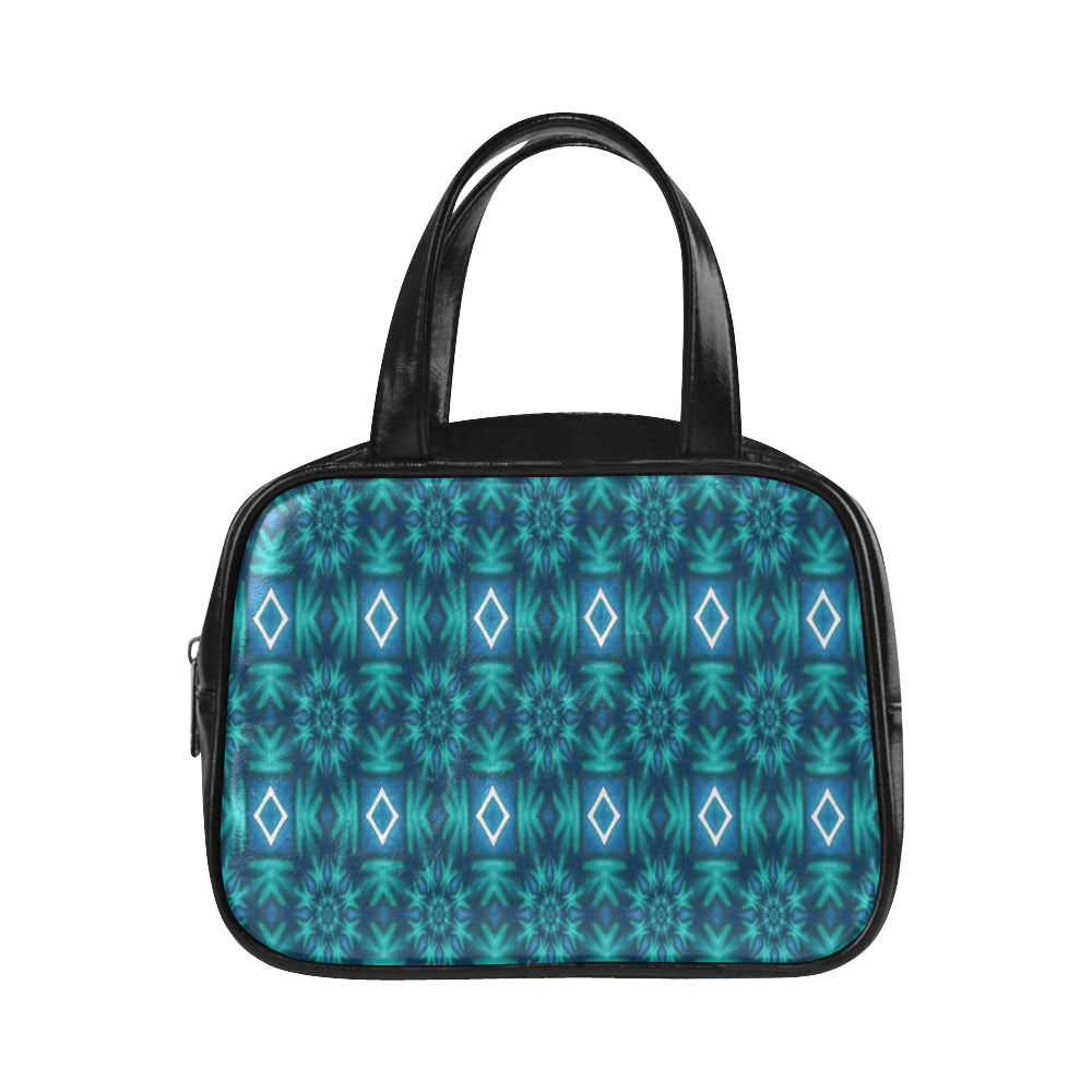 pattern 300 Leather Top Handle Handbag (Model 1662)