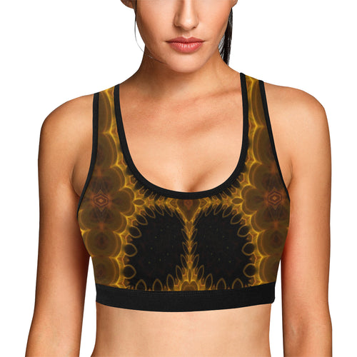 504 Women's All Over Print Sports Bra (Model T52)