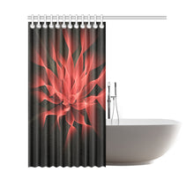 Load image into Gallery viewer, floral fract 2 red Shower Curtain 69"x70"