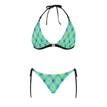 Load image into Gallery viewer, pattern 311 Buckle Front Halter Bikini Swimsuit (Model S08)