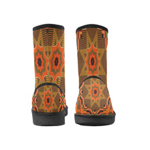 Load image into Gallery viewer, Kente 10 Custom High Top Unisex Snow Boots (Model 047)