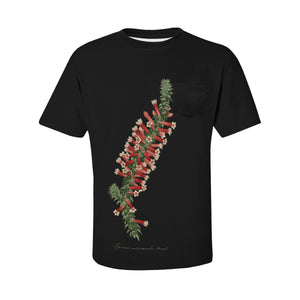 EPACRIS AUTUMNALIS Men's All Over Print T-Shirt with Chest Pocket (Model T56)