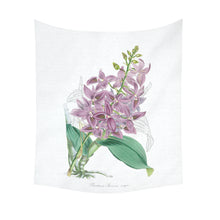 Load image into Gallery viewer, barkeria skinneri major Cotton Linen Wall Tapestry 51&quot;x 60&quot;