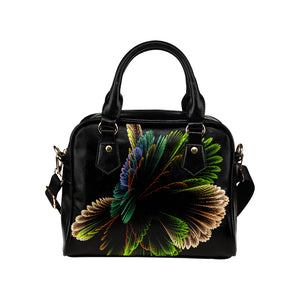 fractal spiral 4 Shoulder Handbag (Model 1634)