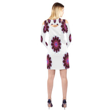 Load image into Gallery viewer, pattern 303 Cold Shoulder Long Sleeve Dress (Model D37)